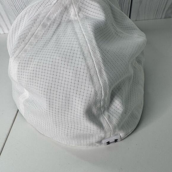 Under Armour Hat Mens XL/2Xl White Vent UA Classic Fit - Picture 4 of 5